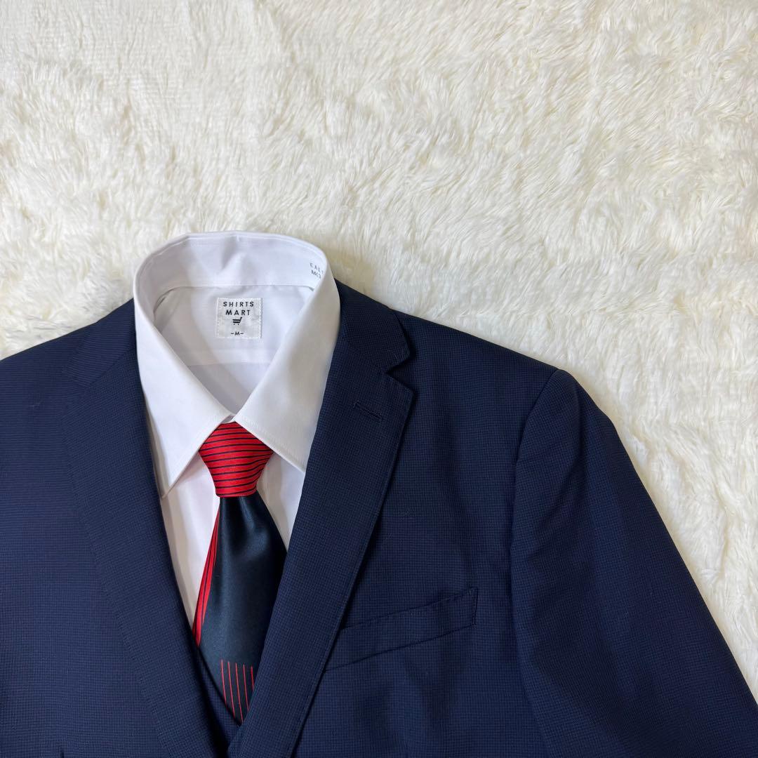 スーツセレクト　3ピース　スーツ　ネイビー　A6 L相当