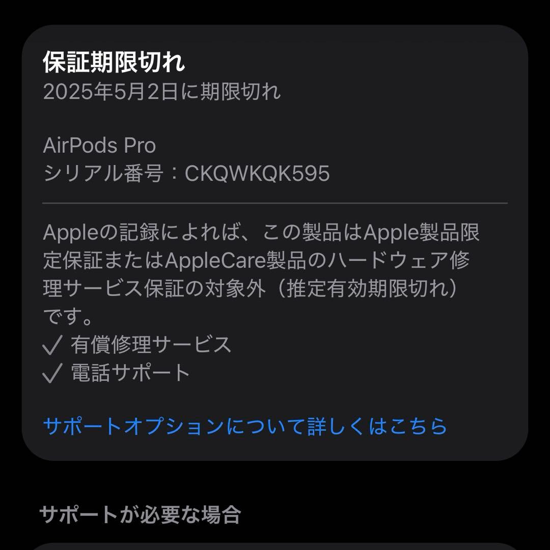AirPods Pro2 MagSafe充電ケース（USB-C）付き A3047