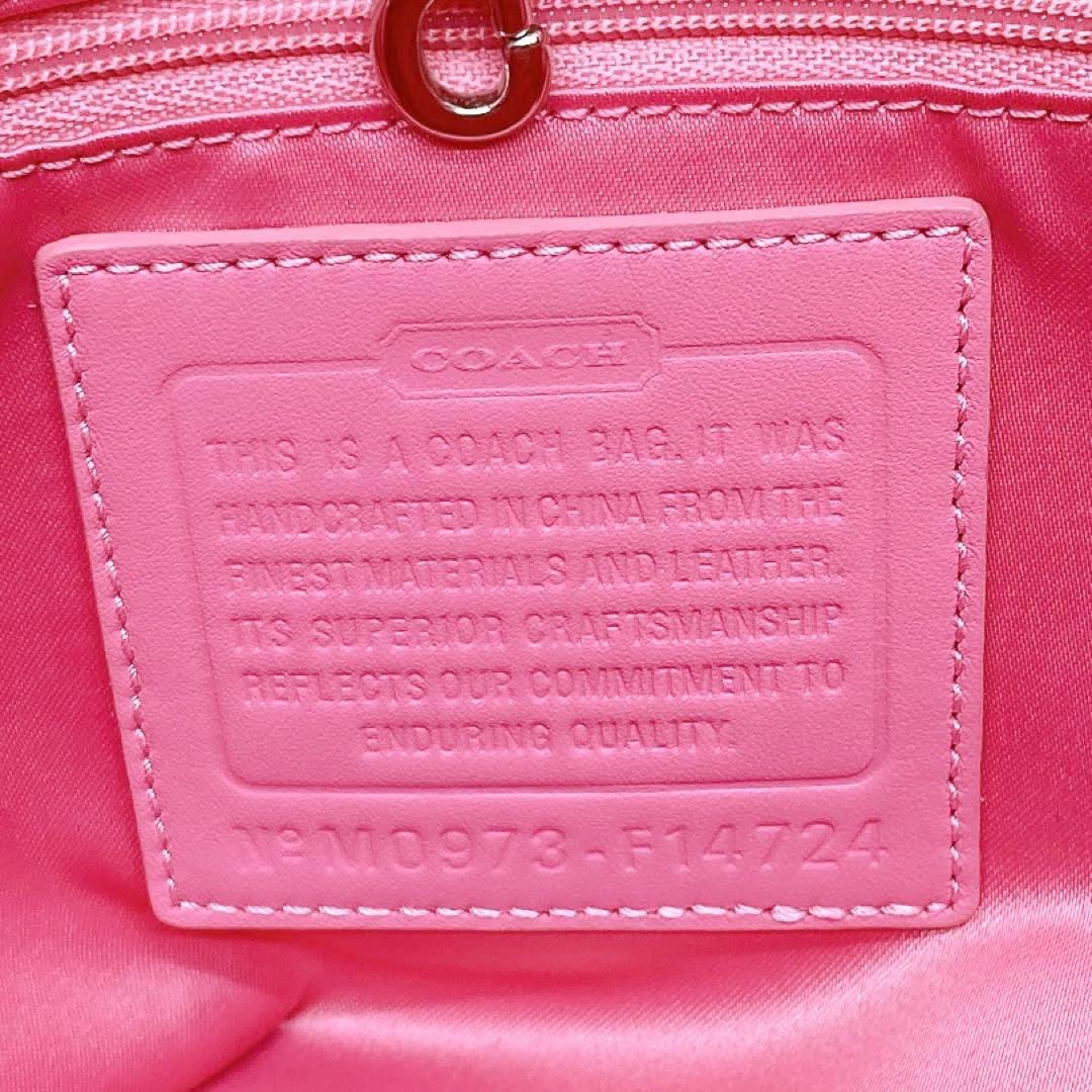 バッグ Coach Flower Patchwork Tote Bag pink y2k