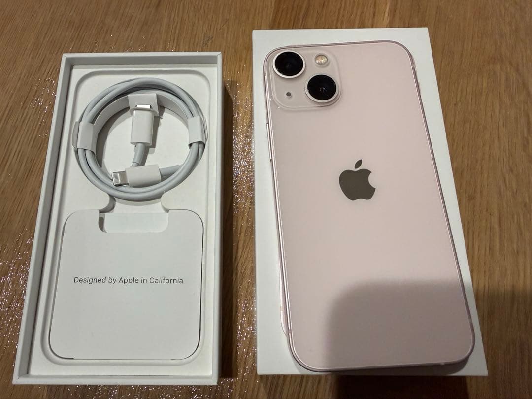 simフリー　iPhone 13 mini ピンク　128gb