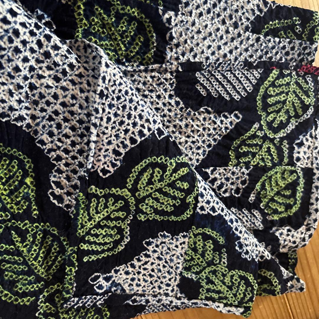 【最終価格】有松鳴海絞り浴衣 手縫い 三浦絞り 身丈151.5 ヴィンテージ