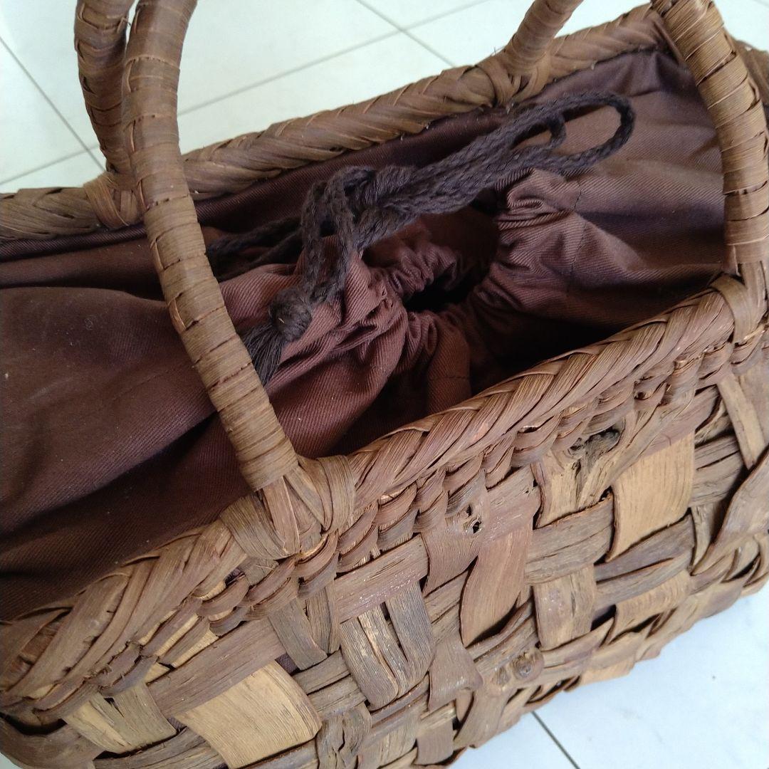 山葡萄ハンドメイド籠バック 新品未使用　物産展購入