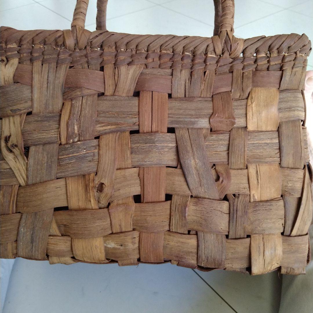 山葡萄ハンドメイド籠バック 新品未使用　物産展購入