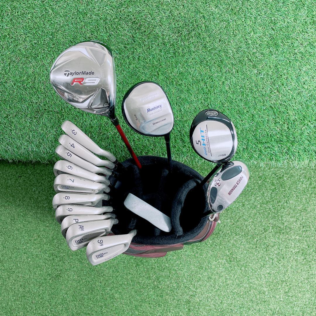 テーラーメイド R9他 メンズ ゴルフクラブセット 13本 プロギア N2202