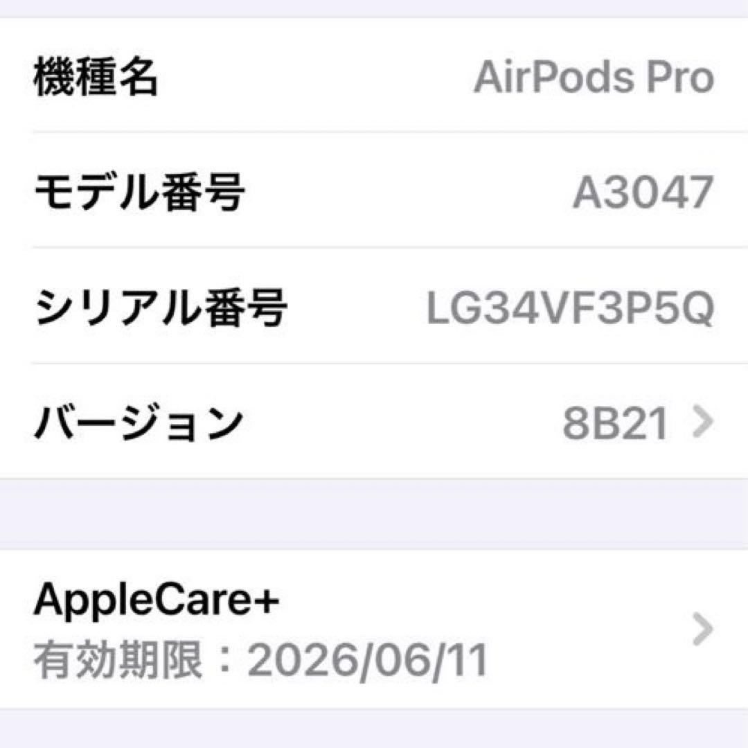 アップルケア付 超美品Apple Air Pods Pro 2(第2世代)