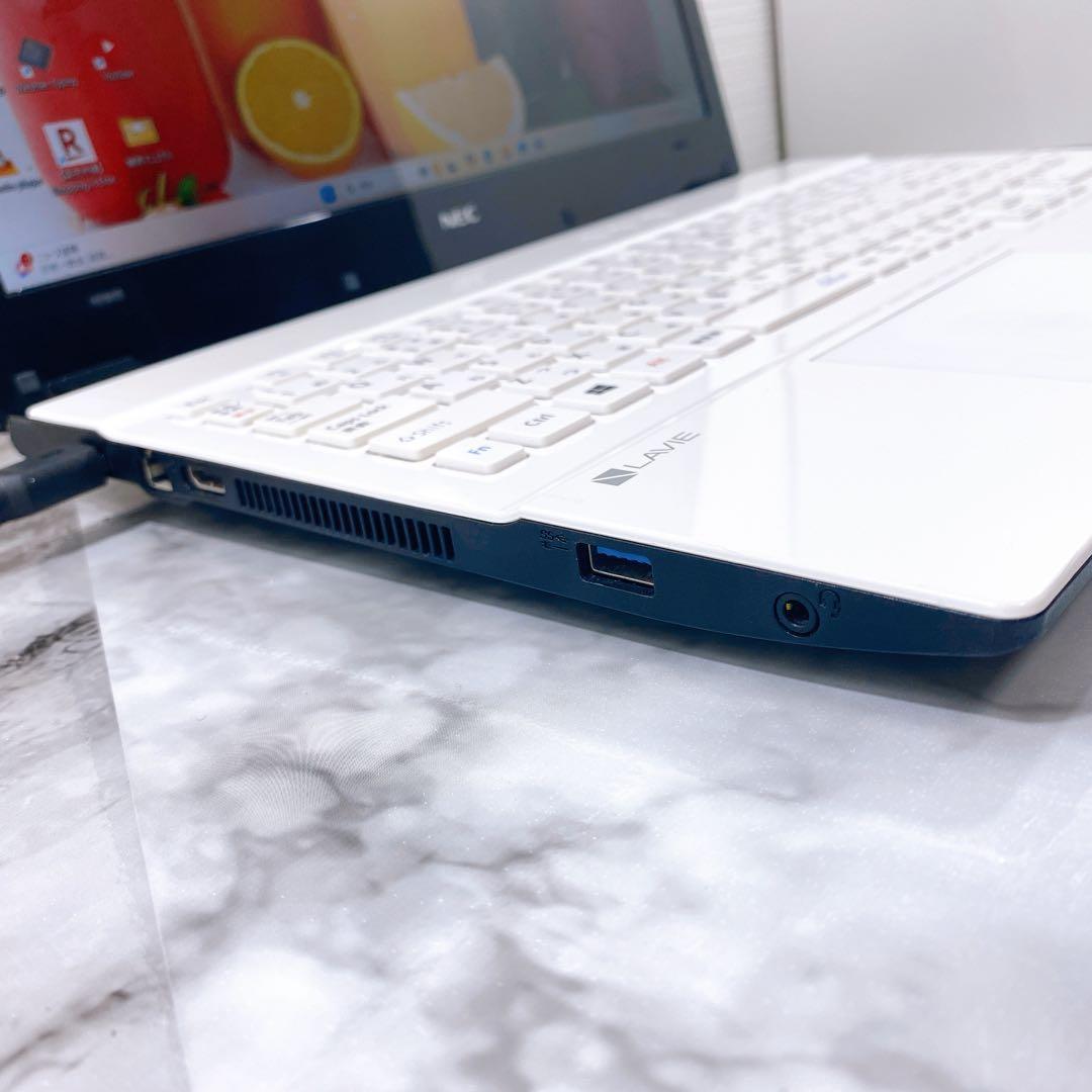初心者にもおすすめ♪NEC✨i7✨新品SSD搭載✨オフィス付き✨ノートパソコン