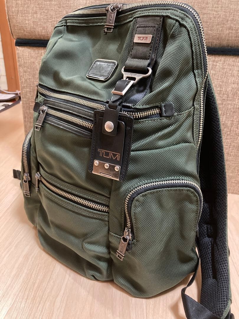 TUMI ブラボ アルファ ノックス リュック　グリーン 22681SPH