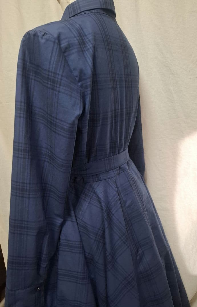 イタリア製高密度コットンクロス サーキュラーワンピース