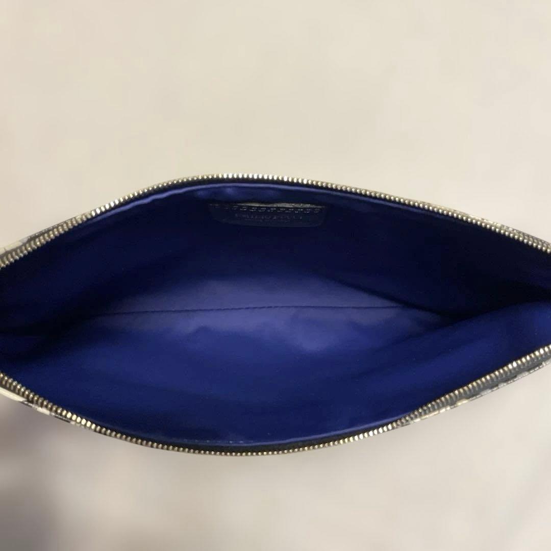 【新品未使用】EMILIO PUCCI エミリオプッチ クラッチバッグ 幾何学柄