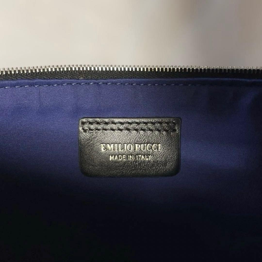 【新品未使用】EMILIO PUCCI エミリオプッチ クラッチバッグ 幾何学柄