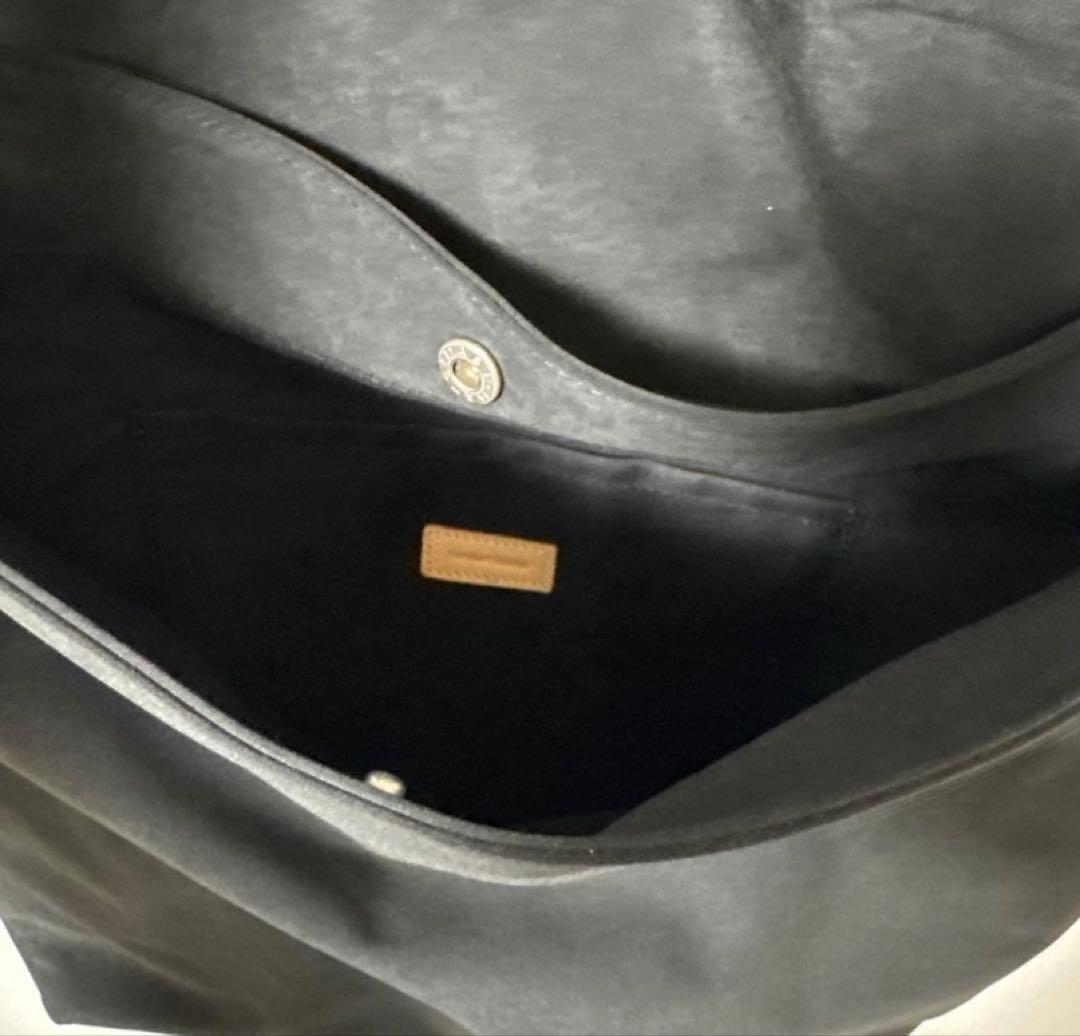 Hender Scheme flap shoulder small/ブラック