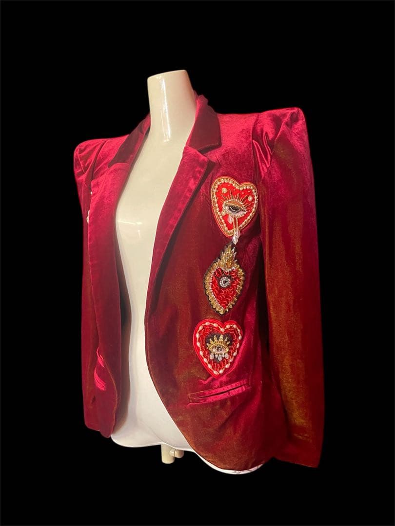 ジャケット・アウター Sacred Heart Velvet Jacket