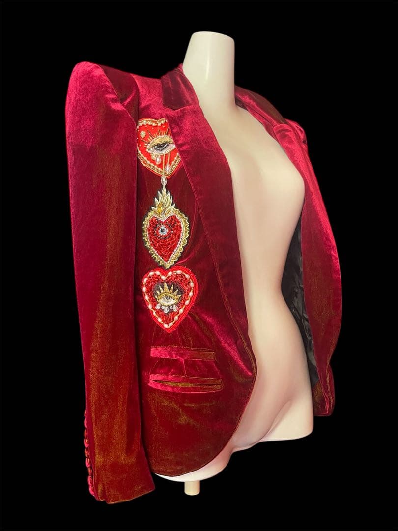 ジャケット・アウター Sacred Heart Velvet Jacket