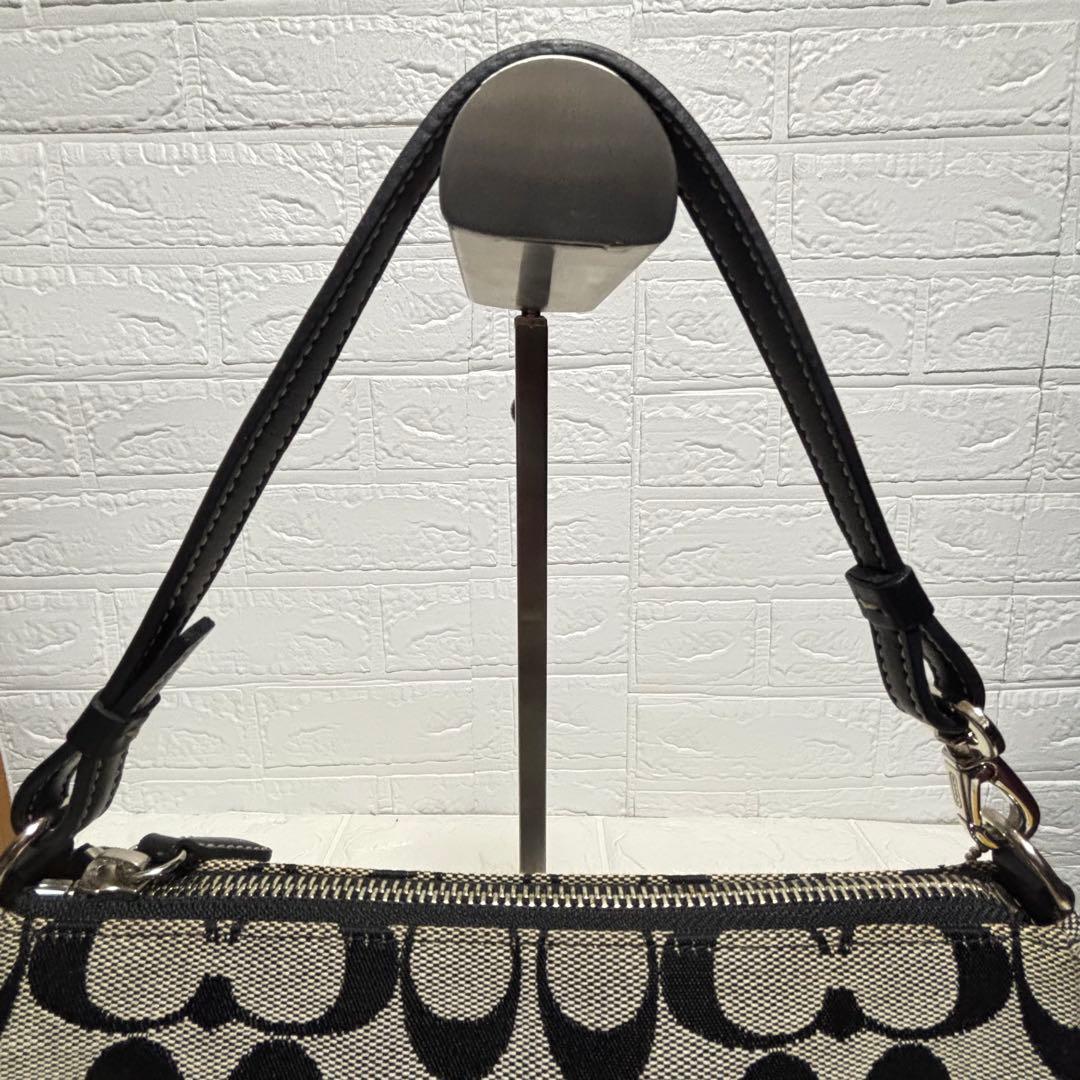 COACH コーチ アクセサリーポーチ シグネチャー キャンバス レザー