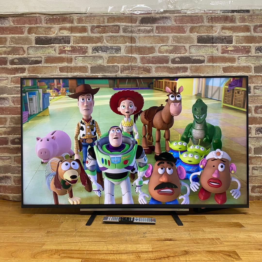 東芝 50V型 4Kチューナー内蔵 液晶テレビ レグザ 50M530X W録画○