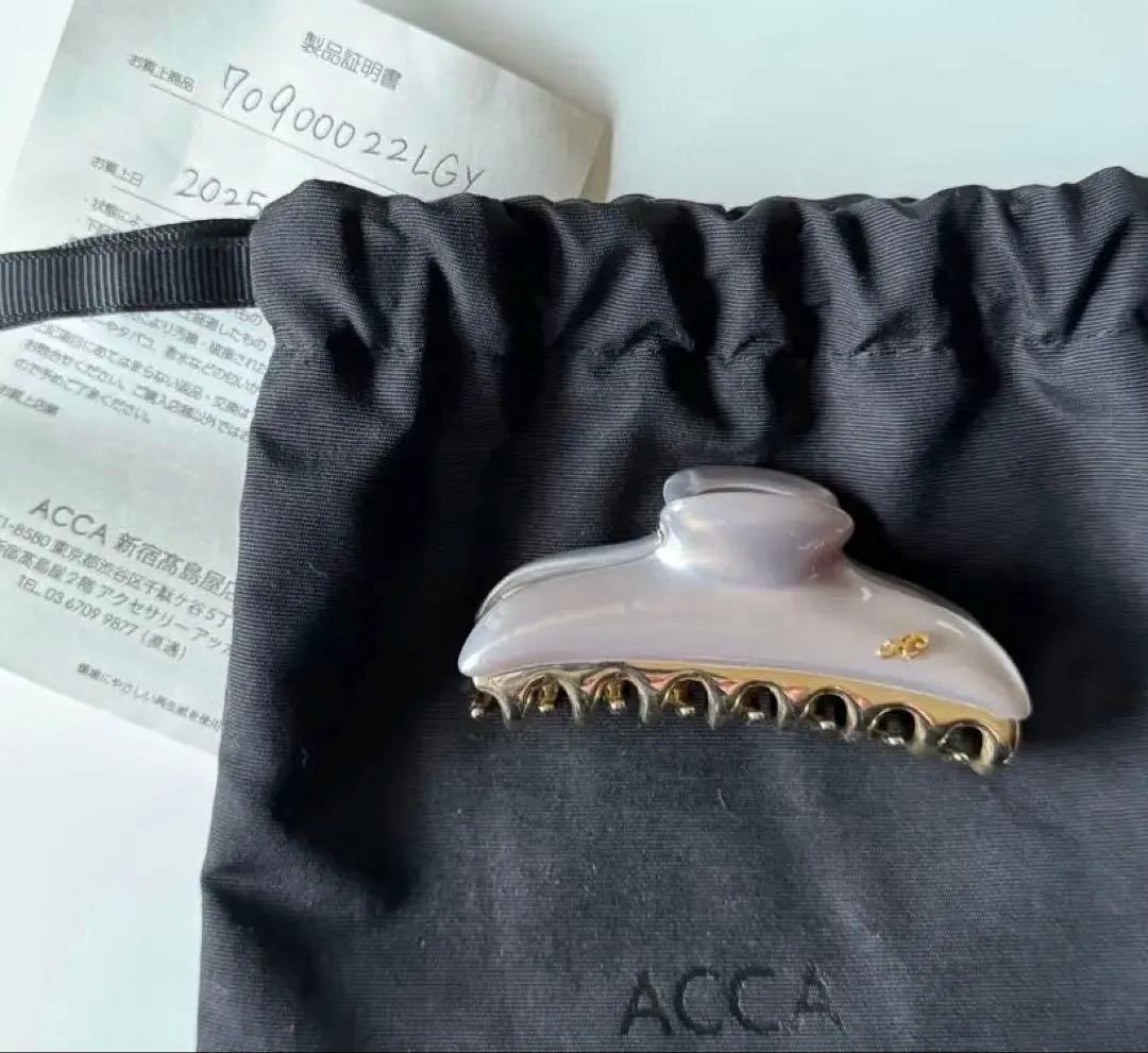 ぱ*だ様 【未使用/証明書有】ACCA バービークリップ ヘアクリップ Mサイズ