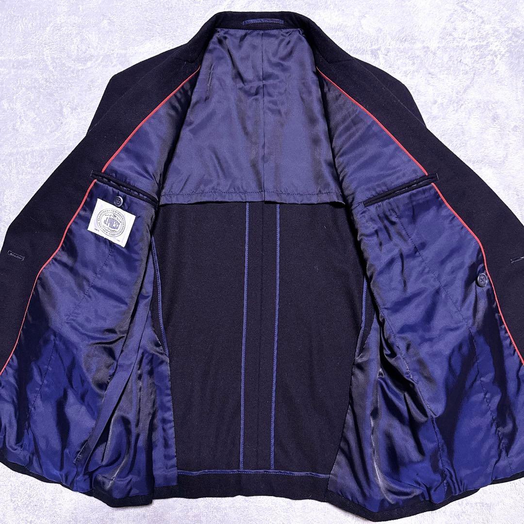 【未使用級】J.PRESS 紺ブレ ダブル 金ボタン 6つボタン メンズ L