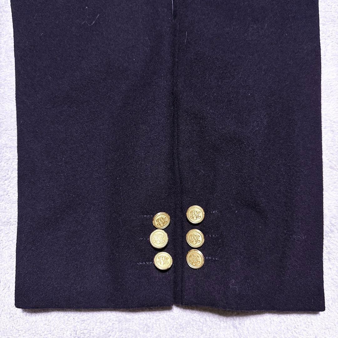 【未使用級】J.PRESS 紺ブレ ダブル 金ボタン 6つボタン メンズ L