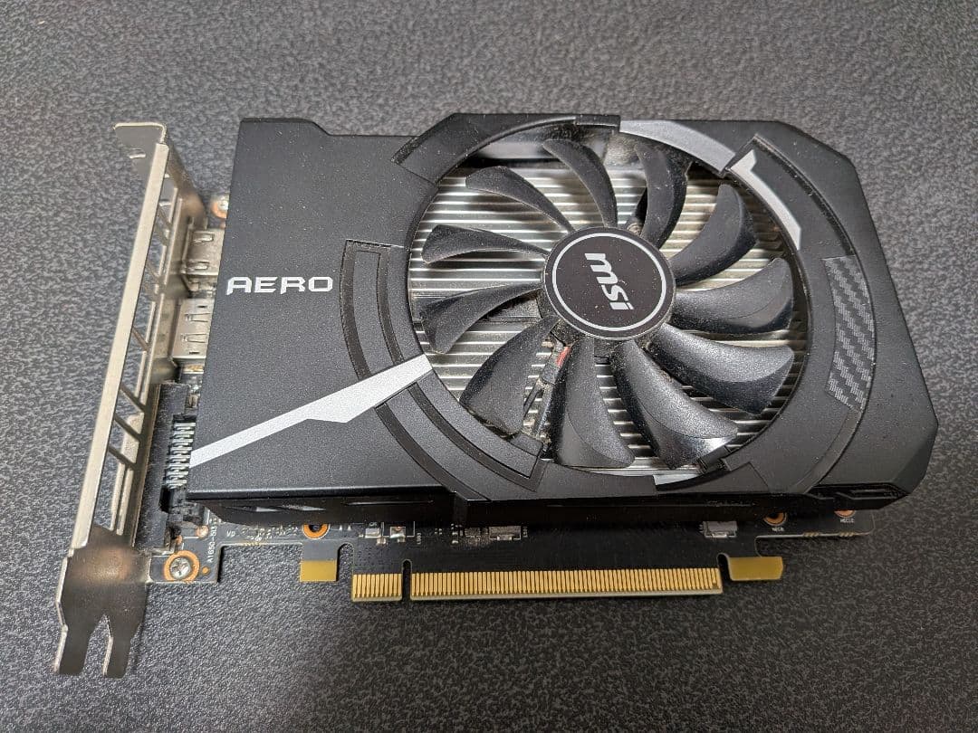 グラフィックボード・グラボ・ビデオカード msi Geforce GTX 1650 AERO ITX 4G OCV1