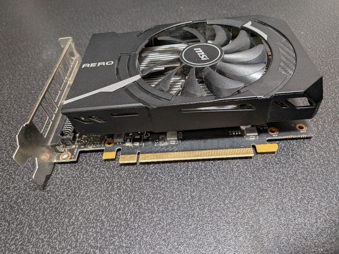 グラフィックボード・グラボ・ビデオカード msi Geforce GTX 1650 AERO ITX 4G OCV1