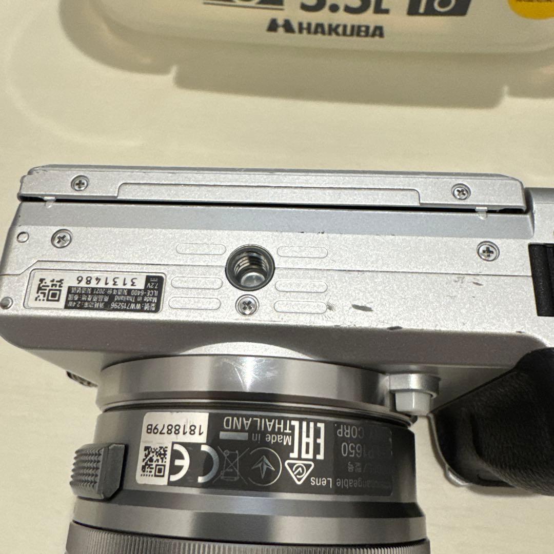 Sony α6400 ミラーレス一眼 レンズ 2本 ハクバドライBOX付