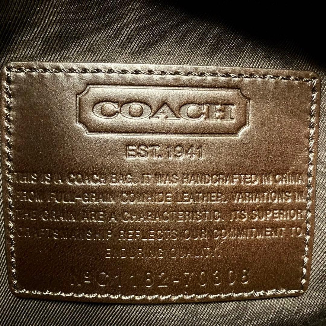美品♦︎COACH コーチ◆トンプソン◆レザーバッグ◆ショルダーバッグ/本革