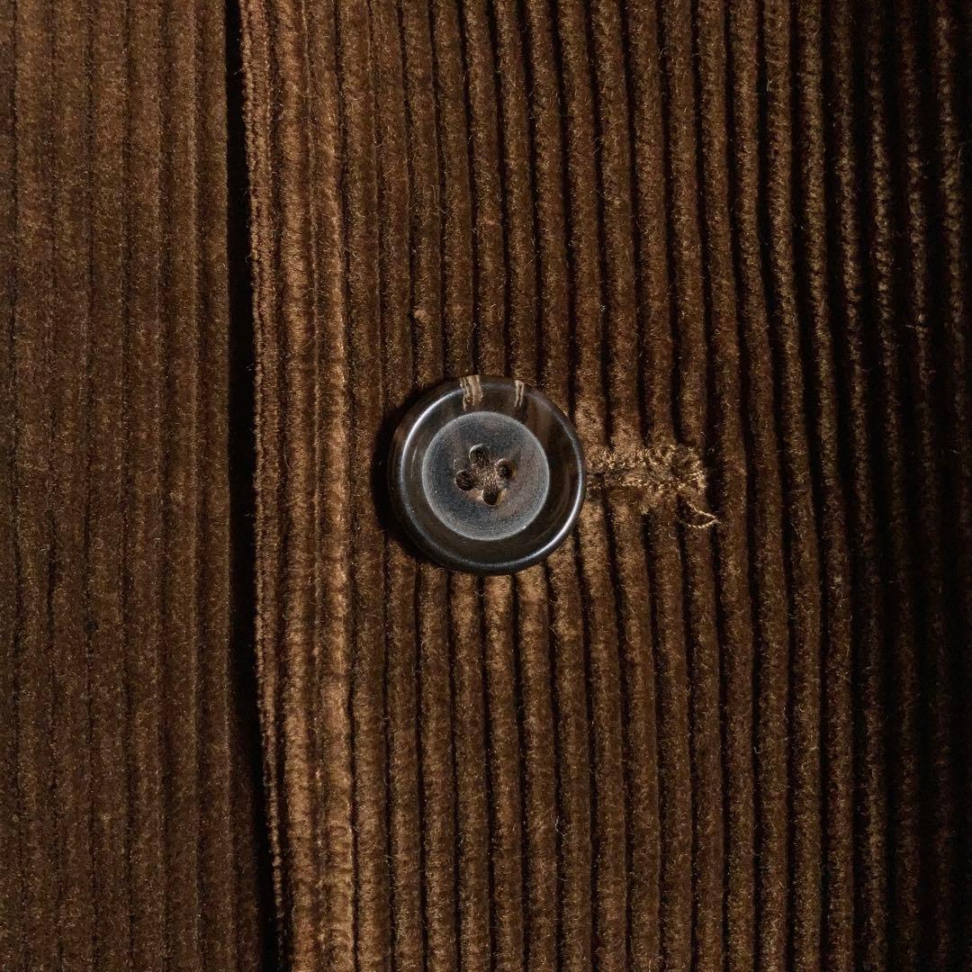 RALPH LAUREN ヘビー太畝コーデュロイテーラードジャケット 茶色 M.