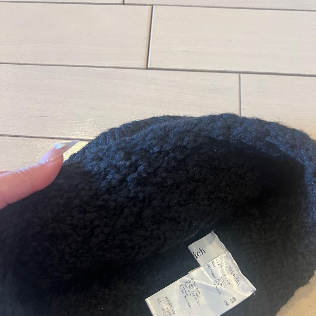 Darich DDロゴバスケットニットビーニー ブラック