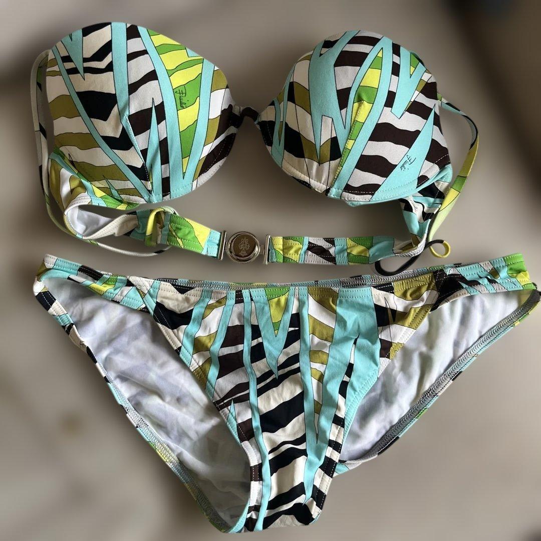 EMILIO PUCCI ストライプビキニ セパレート水着