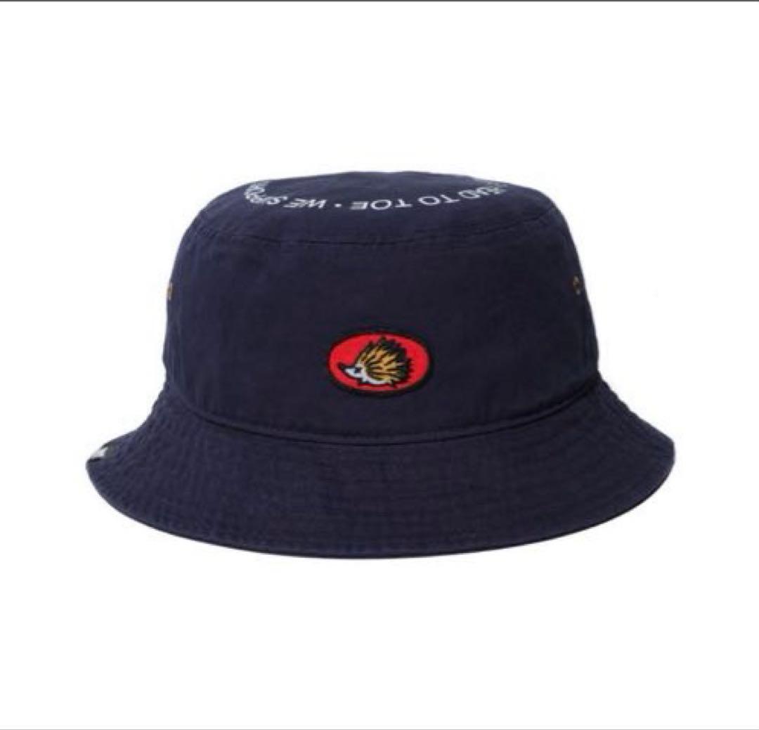 新品未使用　CLUBHAUS×HIIT クラブハウス　バケットハット　ネイビーL
