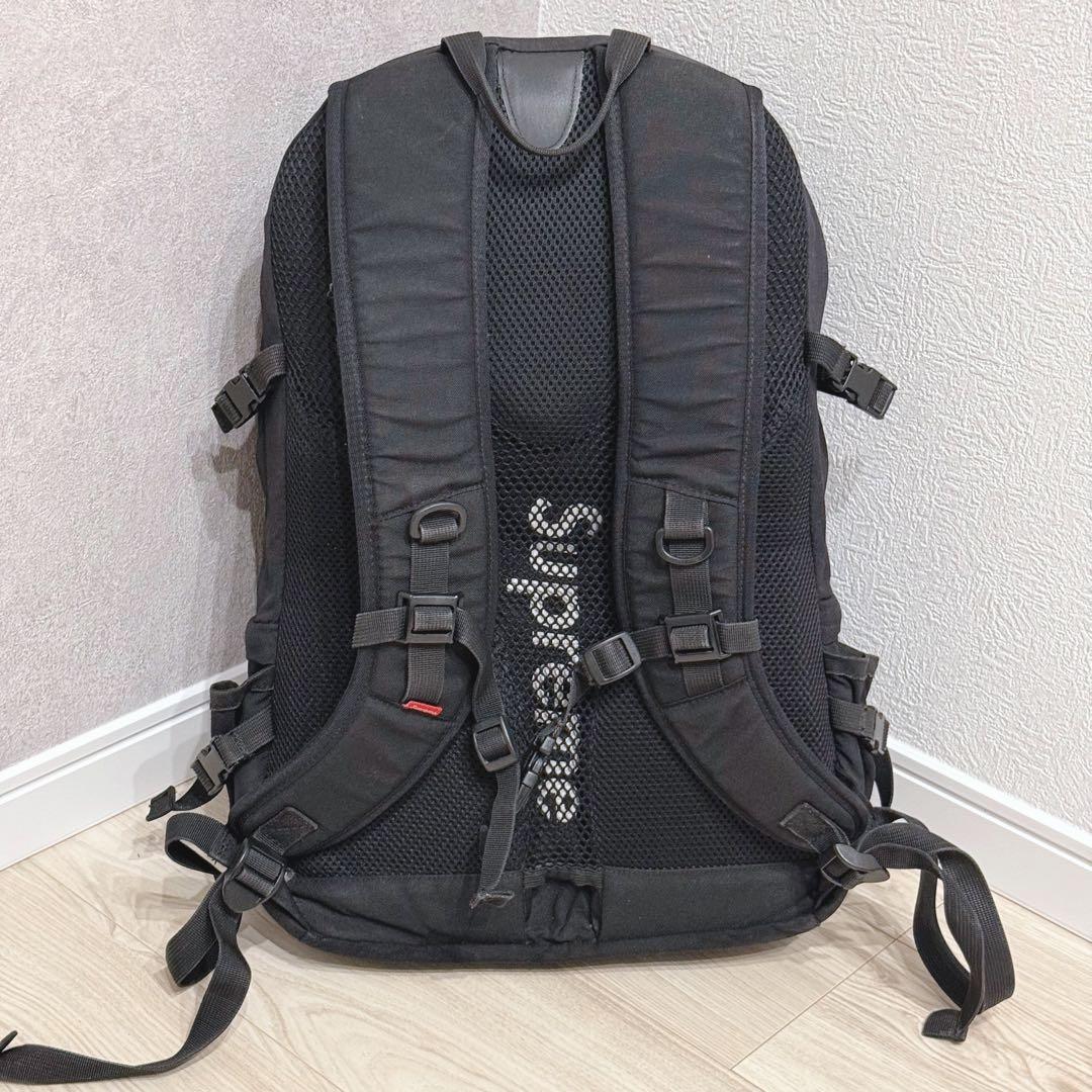 激レア★Supreme バックパック　2010ss　大容量　黒　旅行　リュック
