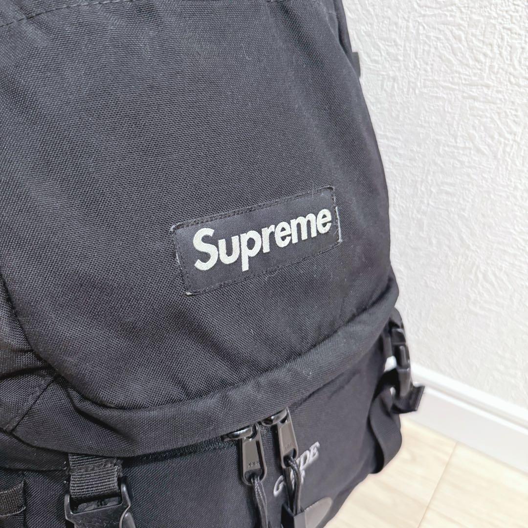 激レア★Supreme バックパック　2010ss　大容量　黒　旅行　リュック