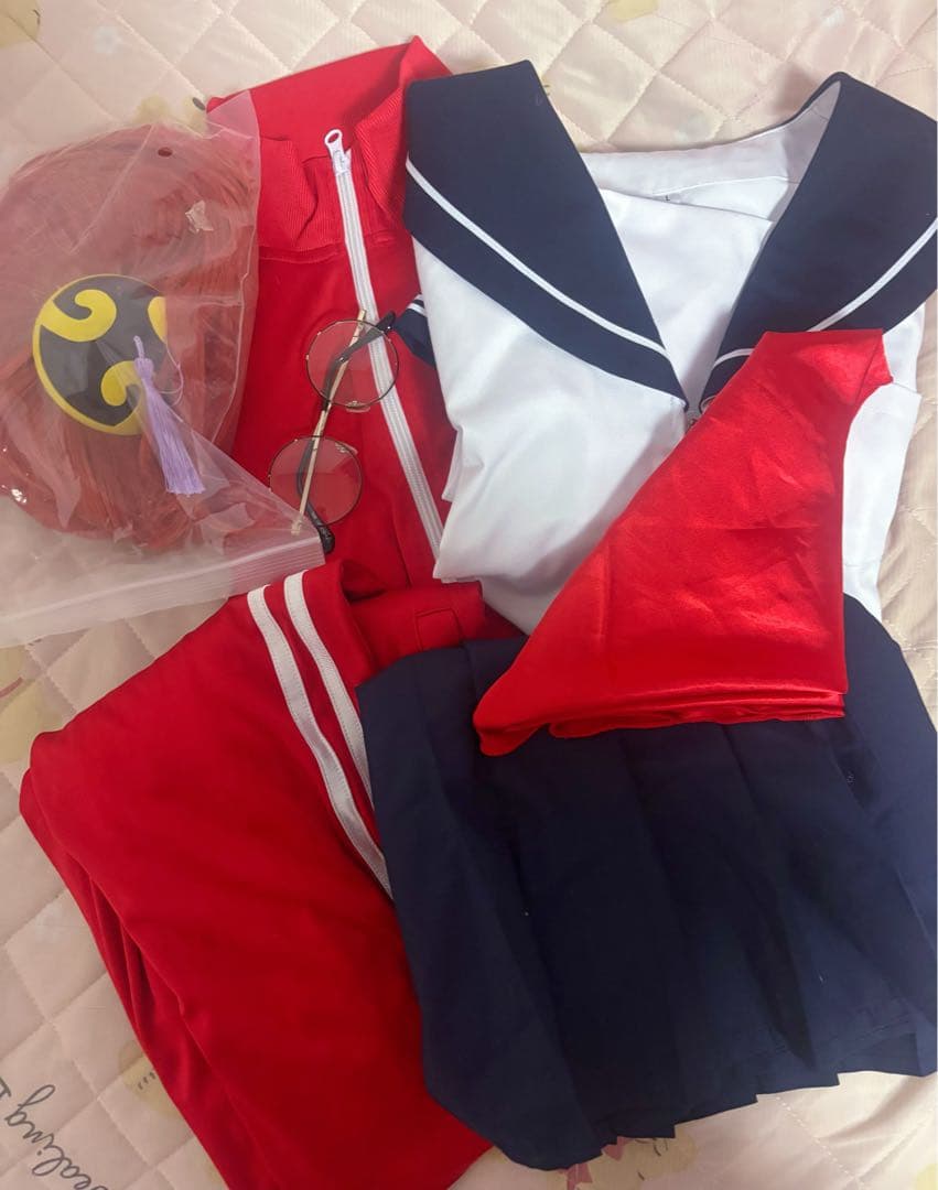 銀魂 神楽 3年Z組 コスプレ衣装＋ウィッグ