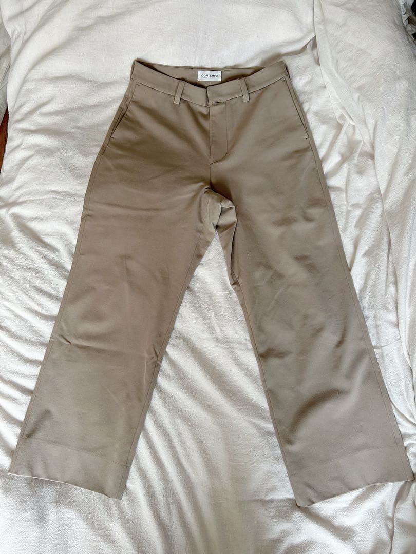 yaeca ヤエカ　contempo ワイドストレートパンツ