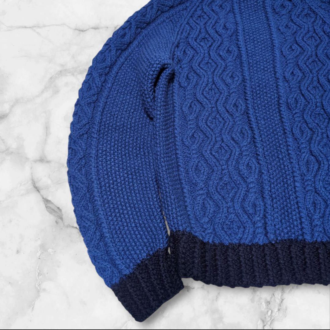 未使用品✨インバーアラン 茶タグ ニット カーディガン トゥモローランド別注