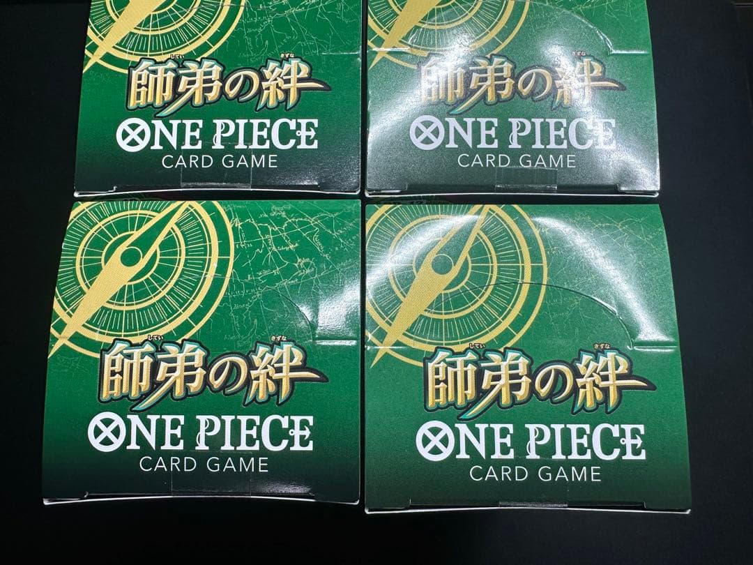 ワンピースカード　ワンピカ　師弟の絆　未開封BOX テープ付　4ボックス