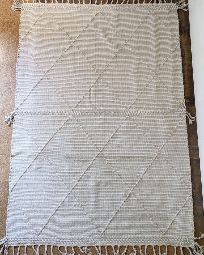 【なな】オーガニックコットン製 ラグ kave 