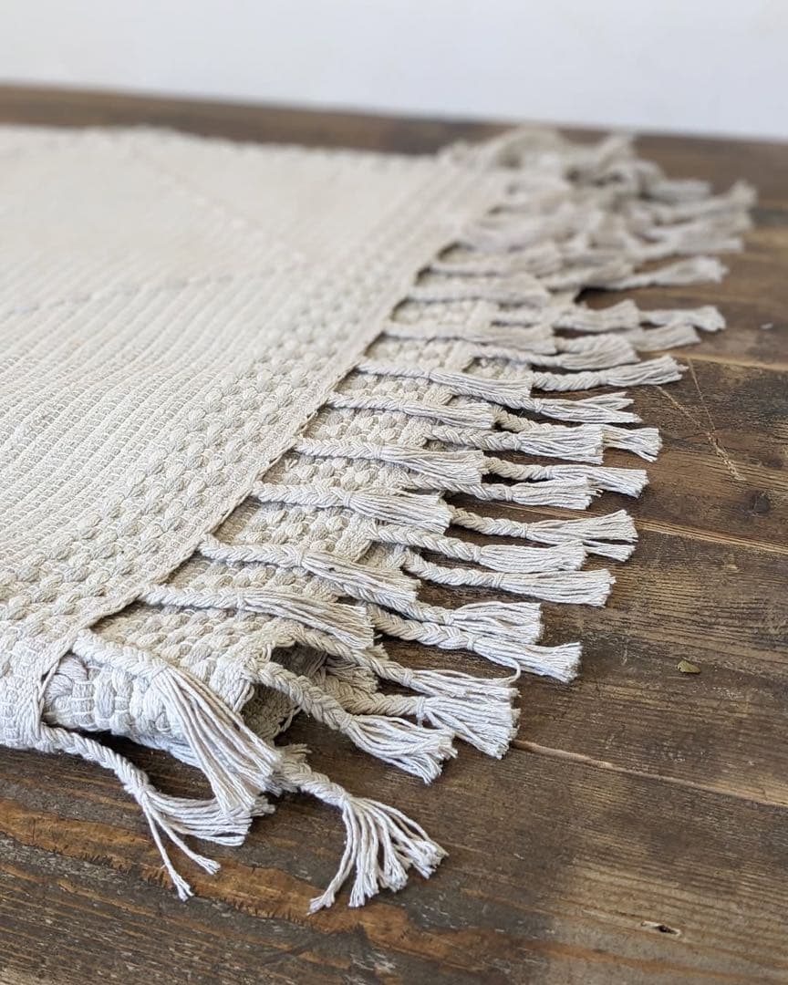 【なな】オーガニックコットン製 ラグ kave 