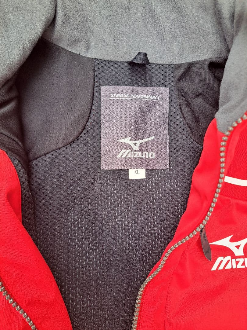 Mizuno 赤 XL スキーウェアー(上)
