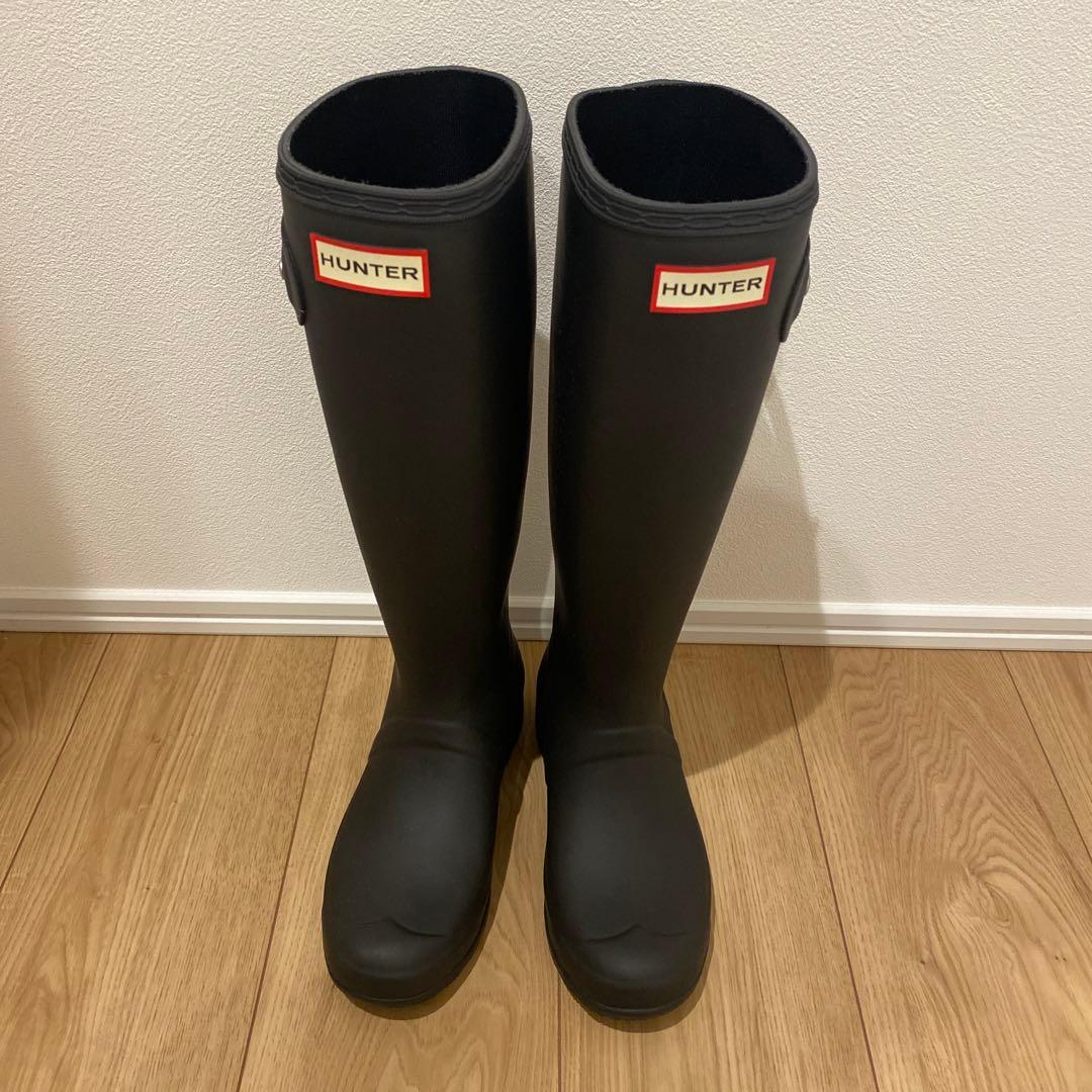 【断捨離中♡】HUNTER ブラック長靴 EU36 サイズ22〜22.5