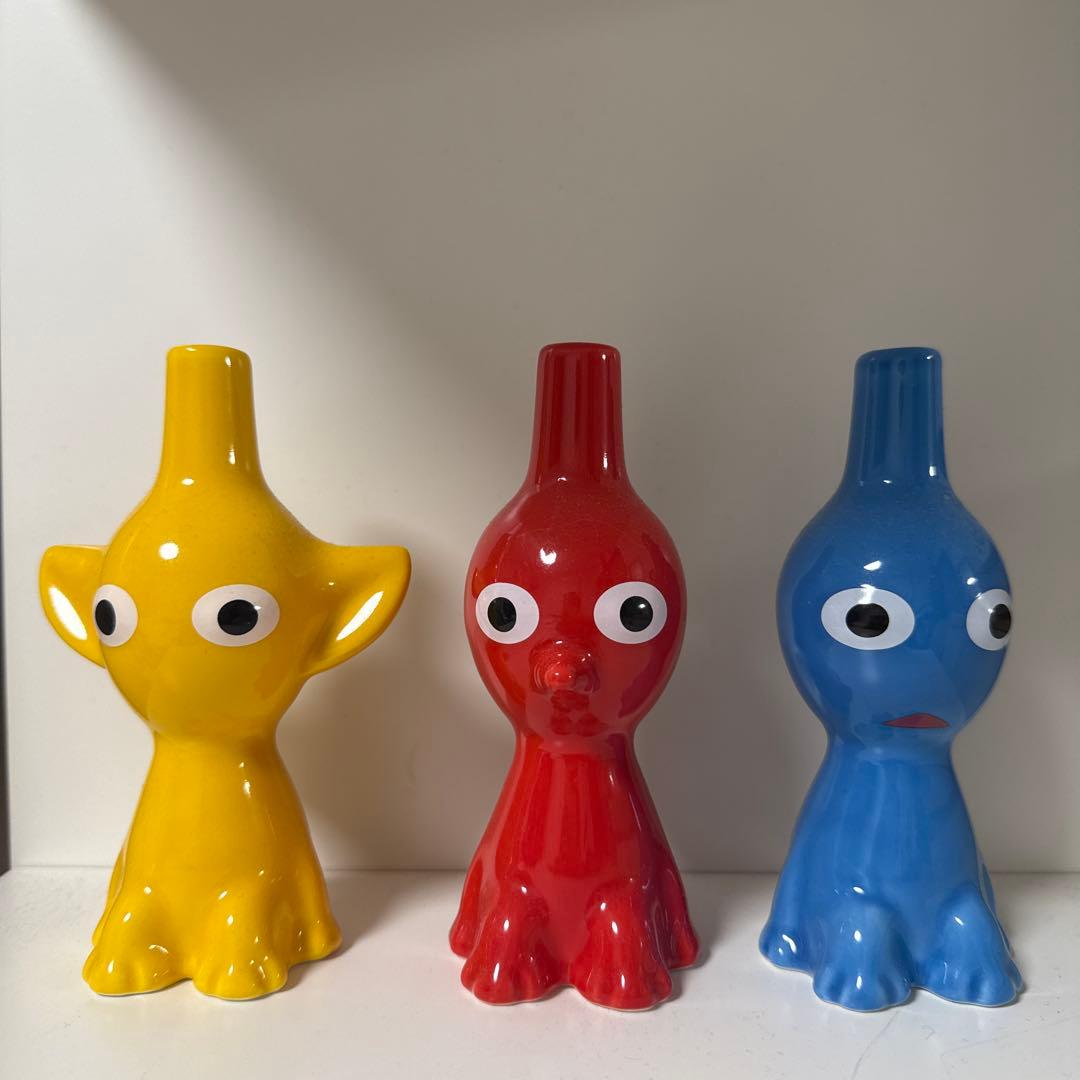 ピクミン花瓶 3色セット