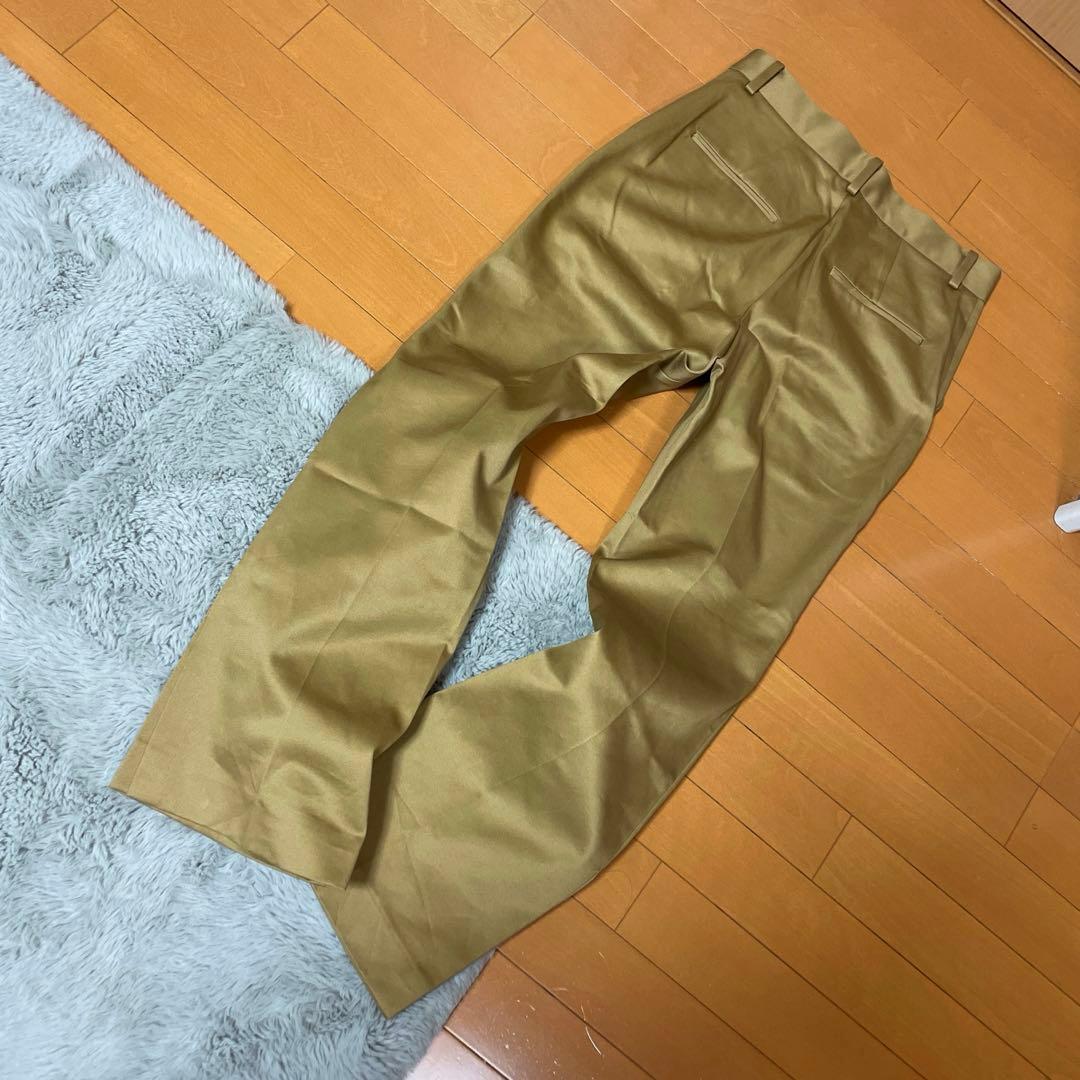 framework チノセンタープレス　チノパン　日本製