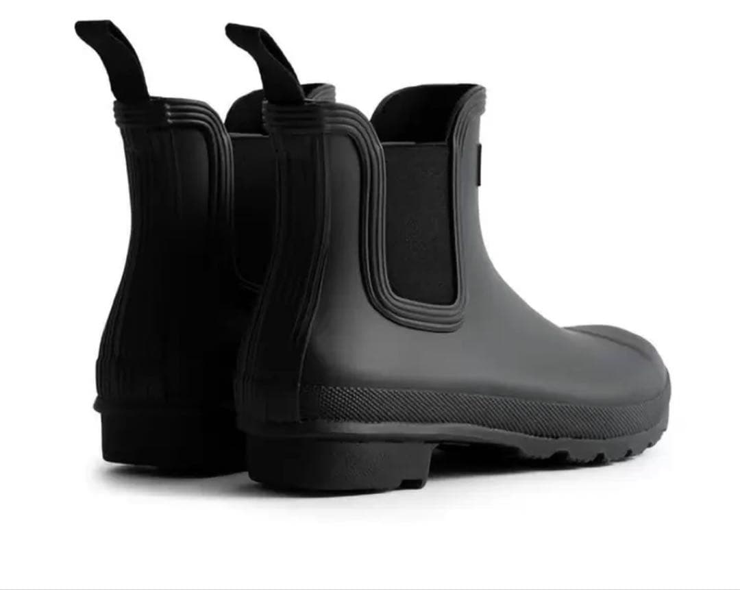 未使用⭐︎ハンター レインブーツ 25cmチェルシー ブラック