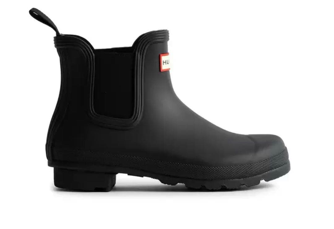 未使用⭐︎ハンター レインブーツ 25cmチェルシー ブラック