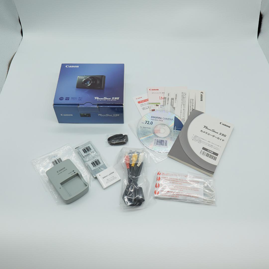 Canon PowerShot S95 元箱付 純正レザーケースセット