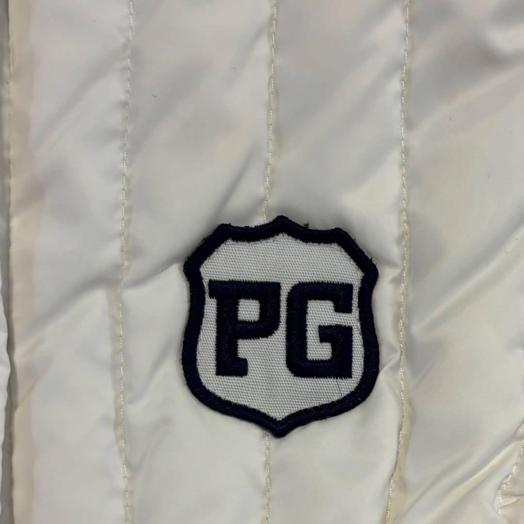 パーリーゲイツ　ダウンベスト　ホワイト　ゴルフウェア　レディース