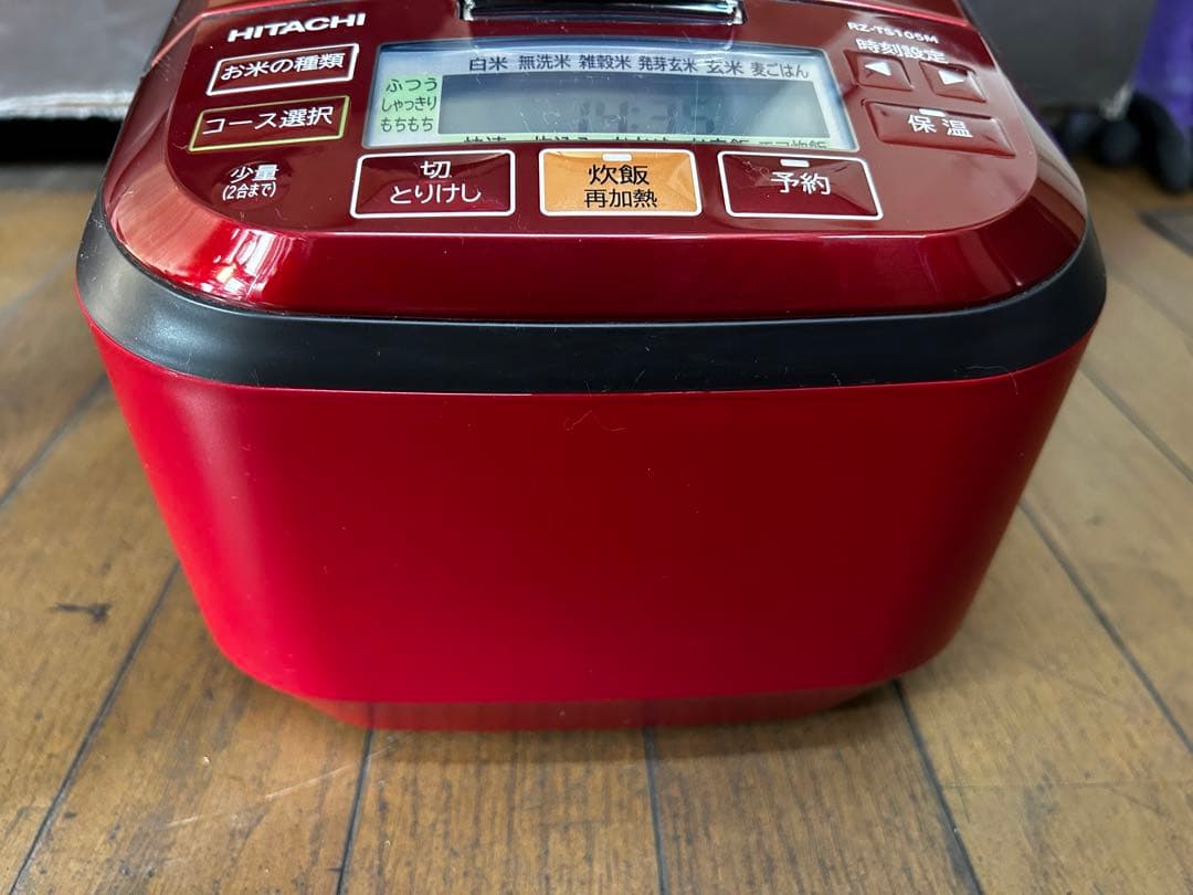 HITACHI 5.5合 圧力スチーム RZ-TS105M 炊飯器 22年製