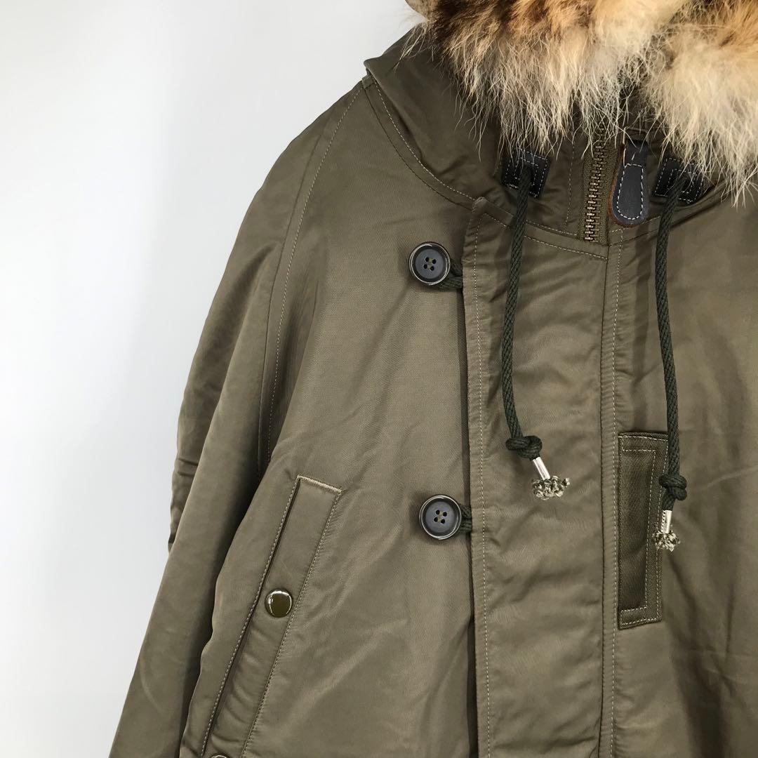 スカルフライト　N-3B　40　カーキ　コヨーテ　ムートン