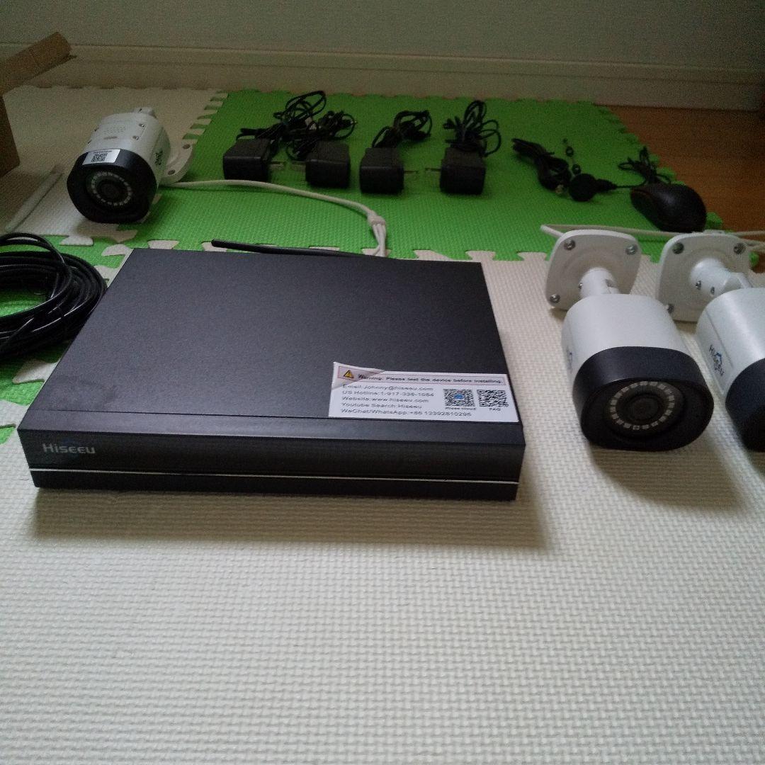 Hiseeu 防犯カメラセット 4台付