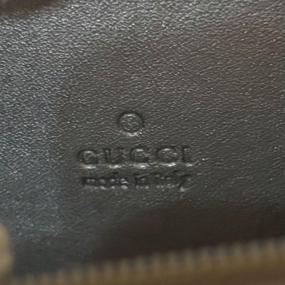 美品 GUCCI グッチ ケース 小銭入れGGシマ シルバー
